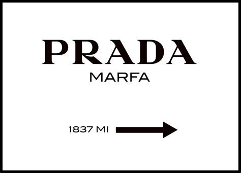 Poster Prada Marfa in bianco e nero. Gossip girl .